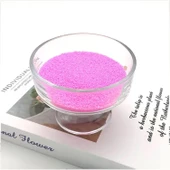 Kristal Tozu Boncuk Vanilya Kokulu Parafin (Mum Yapım Malzemesi ) (500) Gram  Pembe - 1