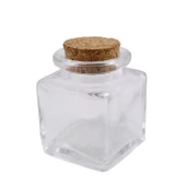 Şişe Cam Mantar Tıpalı Kare Model 35 Cc (50 Adet) thumbnail 3