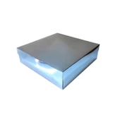 Komple Karton Kutu 30X30X10 CM (10 Adet)  Gümüş thumbnail 1