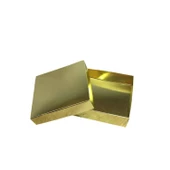 Komple Karton Kutu 10X10x3 CM  (25 Adet )  Gold - 1