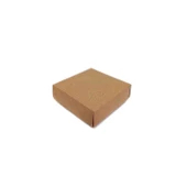 Komple Karton Kutu Düz Renk 6X6X2.5 CM (25 Adet)  Kraft - 1