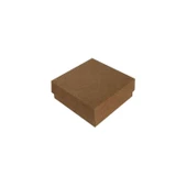 Komple Karton Kutu Düz Renk 8X8X3 CM (25 Adet)  Kraft - 1