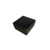 Komple Karton Kutu Düz Renk 10X10x5 CM  (25 Adet)  Siyah - 1