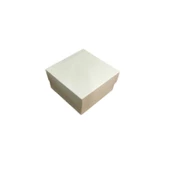 Komple Karton Kutu Düz Renk 10X10x5 CM  (25 Adet)  Krem - 1