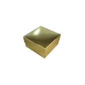 Komple Karton Kutu Düz Renk 10X10x5 CM  (25 Adet)  Gold - 1