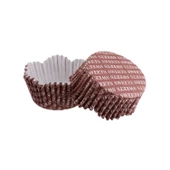 Cupcake Kalıbı Pet Kapsül Dalgalı Sweets Yazılı Kek Kalıbı 65X38 MM (100 Adet) - 1