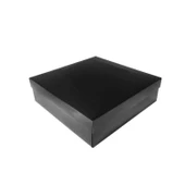 Komple Karton Kutu 15X15X3 CM (10 Adet)  Siyah - 1