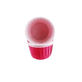 Cupcake Kalıbı Minik Boy Düz Renk  38*30 MM (50 Adet)  Fuşya - 1