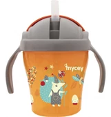 MYCEY PİPETLİ BARDAK STRAW CUP 200ML 9+AY  UNİSEX TURUNCU  5212 - 1