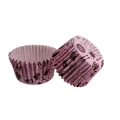 Cupcake Kalıbı Pet Kapsül  Kek Kalıbı 48X34 MM (100 Adet)  Mutfak Desenli - 1
