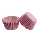 Cupcake Kalıbı Pet Kapsül  Kek Kalıbı 48X34 MM (100 Adet)  Pembe - 1