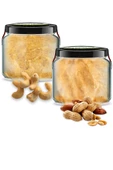 2 Çeşit Saf Ezme Kaju Ezmesi Yer Fıstığı Ezmesi Bi Kavanoz 330 cc. Cam Kavanozlarda Şeker İlavesiz - 3