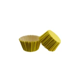 Kek Kalıbı Pet Kapsül 52X45 MM Kağıt Cupcake Kalıbı (100 Adet)  Sarı - 1