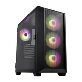 FSP CMT318 750W 80+ Bronze PCIE 5.0 Rainbow Mid Tower Kasa - 1