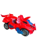 Trex Dinazor Figür Araba Sesli Işıklı Pilli Müzikli  Transformers Robot Dinozor 20Cm - 2