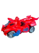 Trex Dinazor Figür Araba Sesli Işıklı Pilli Müzikli  Transformers Robot Dinozor 20Cm - 1