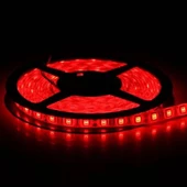 5 METRE CATA CT 4482 İç Mekan 12V 10 Çipli Şerit Led Kırmızı Işık - 2