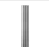 Uzun Mum Pasta Mumu 35 CM (8 Adet)  Gümüş - 1