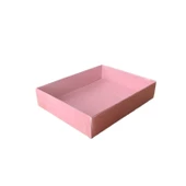 Asetat Kapaklı Karton Kutu 12X15X3 (25 Adet)  Pembe - 1