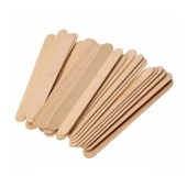 Epoksi Karıştırma Çubuğu Ahşap Dil Basma Çubuğu Naturel 100 Lü 14 CM - 1