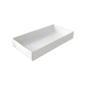 Asetat Kapaklı Karton Kutu 20X10X3 (25 Adet)  Beyaz - 1
