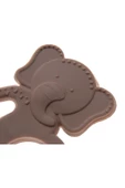 Babyjem Silikon Fil Diş Kaşıyıcı Mocha - Bpa Free - 2