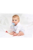 Babyjem 2'li Diş Kaşıma Seti Diş Kaşıyıcı Eldiven Diş Kaşıyıcı Fil Mavi - 3