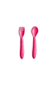 Babyjem Cam Rende + Dökülmeyen Tabak Pembe + Mama Kaşık Çatal Takımı Kırmızı thumbnail 4