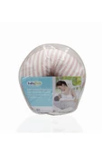 Babyjem Emzirme ve Destek Minderi Pembe Çizgili Desen - 2