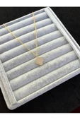 Ulaş Aksesuar  Van Cleef Beyaz Sedef Yonca Gold Zincir Kararmaz Paslanmaz Kadın Kolye - 1
