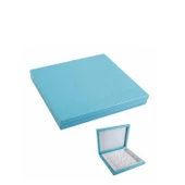Karton Çikolata Kutusu 24 lü Separatörlü 23.4X31.5 CM  Mavi - 1