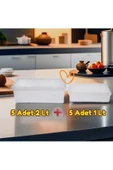 SUPERCUPP Plastik Kendinden Kilitli- Kapaklı Saklama Kabı Gıda&Yemek&Derin Dondurucu&Hobi&Oyuncak&Takı&Malzeme - 2