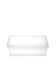 SUPERCUPP Plastik Kendinden Kilitli- Kapaklı Saklama Kabı (Gıdaya Uygun - Hava Almaz) 2 Litre - 5 Adet - 3