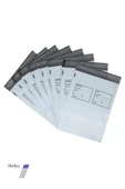 Büyük Boy Cepli Kargo Poşeti 35x45+5 cm - 200 Adet (40+40=80 Mikron) - 1