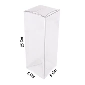 Asetat Kutu 6X6X25 CM (25 Adet) - 2