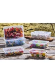 SUPERCUPP Plastik Kapaklı Saklama Kabı 10 Adet-Bakliyat,Yemek,Oyuncak,Hobi,Dondurucu-1 Litre 19x13x6cmPP600 - 1