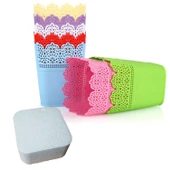 Kare Strafor Saksı İçine 9.5X9.5 CM - 3
