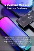 IPX7 Kablosuz Hoparlör Rgb Aydınlatmalı Fm Radyo Taşınabilir Bluetooth Hoparlör - 9