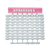 Kurabiye ve Şeker Hamuru Yazı Kaşesi Orta Boy Alfabe - 1