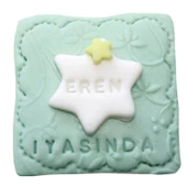 Kurabiye ve Şeker Hamuru Yazı Kaşesi Orta Boy Alfabe - 2