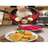 Silikon Pancake Kalıbı Ve Pankek Pişirme Kalıbı Krep Kalıbı 7 li - 4