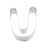 Kek Kurabiye Ve Pasta Kalıbı Metal U Harfİ Büyük Boy Alfabe 8.5 CM - 1