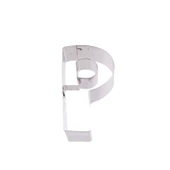 Kek Kurabiye Ve Pasta Kalıbı Metal P Harfİ Büyük Boy Alfabe 8.5 CM - 1