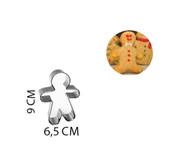 Kek Ve Kurabiye Kalıbı Orta Boy Kopat Kurabiye Adam 9X6.5 CM thumbnail 2