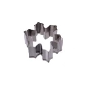 Kek Kurabiye Ve Pasta Kalıbı Metal Şekilli Kar Tanesi  Büyük 8 CM - 1