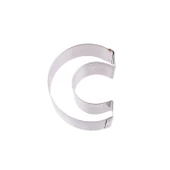 Kek Kurabiye Ve Pasta Kalıbı Metal C Harfİ Büyük Boy Alfabe 8.5 CM - 1