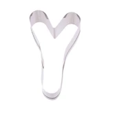 Kek Kurabiye Ve Pasta Kalıbı Metal Y Harfİ Büyük Boy Alfabe 8.5 CM - 1