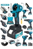 DAFLONG Tak Çıkar 5 Kafalı Süper Set Darbeli Matkap Testere Taşlama Somun Sökme Hilti - 2