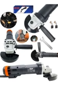 DAFLONG Profesyonel 800 Watt Bakır Sargılı 115 mm Metal Şanzıman Avuç İçi Taşlama Spiral - 2