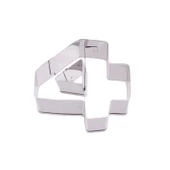 Kek Kurabiye Ve Pasta Kalıbı Metal 4 Sayı Büyük Boy Rakam 8.5 CM - 1